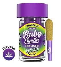 BABY JEETERS LIMONCELLO SATIVA - 5 INFUSED LIQUID DIAMONDS PREROLLS - 29.99