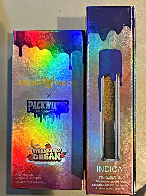 STRAWBERRY DREAM INFUSED KIEF COVERED BLUNT