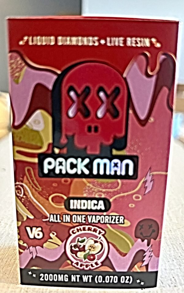 CHERRY APPLE 2G LIVE DIAMONDS INDICA VAPE POD BY PACKMAN