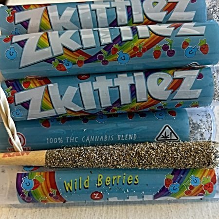 DIAMOND INFUSED KIEF COVERED ZKITTLEZ PREROLL 1.5G