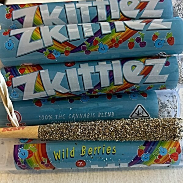 DIAMOND INFUSED KIEF COVERED ZKITTLEZ PREROLL 1.5G