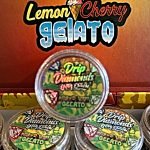 LEMON CHERRY GELATO DRIP DAIMONDS 3.5G $35