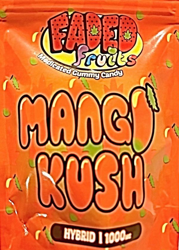 SOUR MANGO GUMMY SQUARES 1000MG
