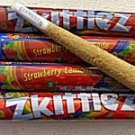 SKITTLEZ 1.3G INFUSED HASH OIL DIPPED & KIEF (SATIVA) PREROLL