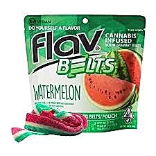 1000 MG - SOUR WATERMELON BELTS BY FLAV 15.99