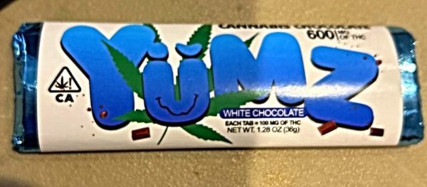 WHITE CHOCOLATE BAR 600MG $19.99