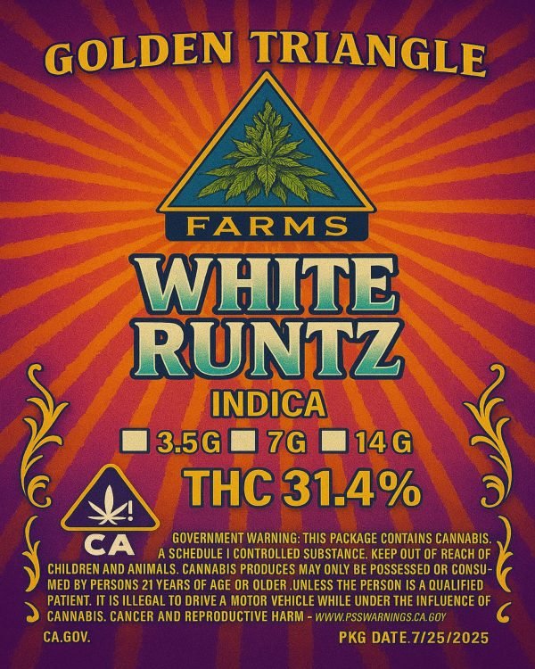 WHITE RUNTZ WEED DELIVERY LONG BEACH