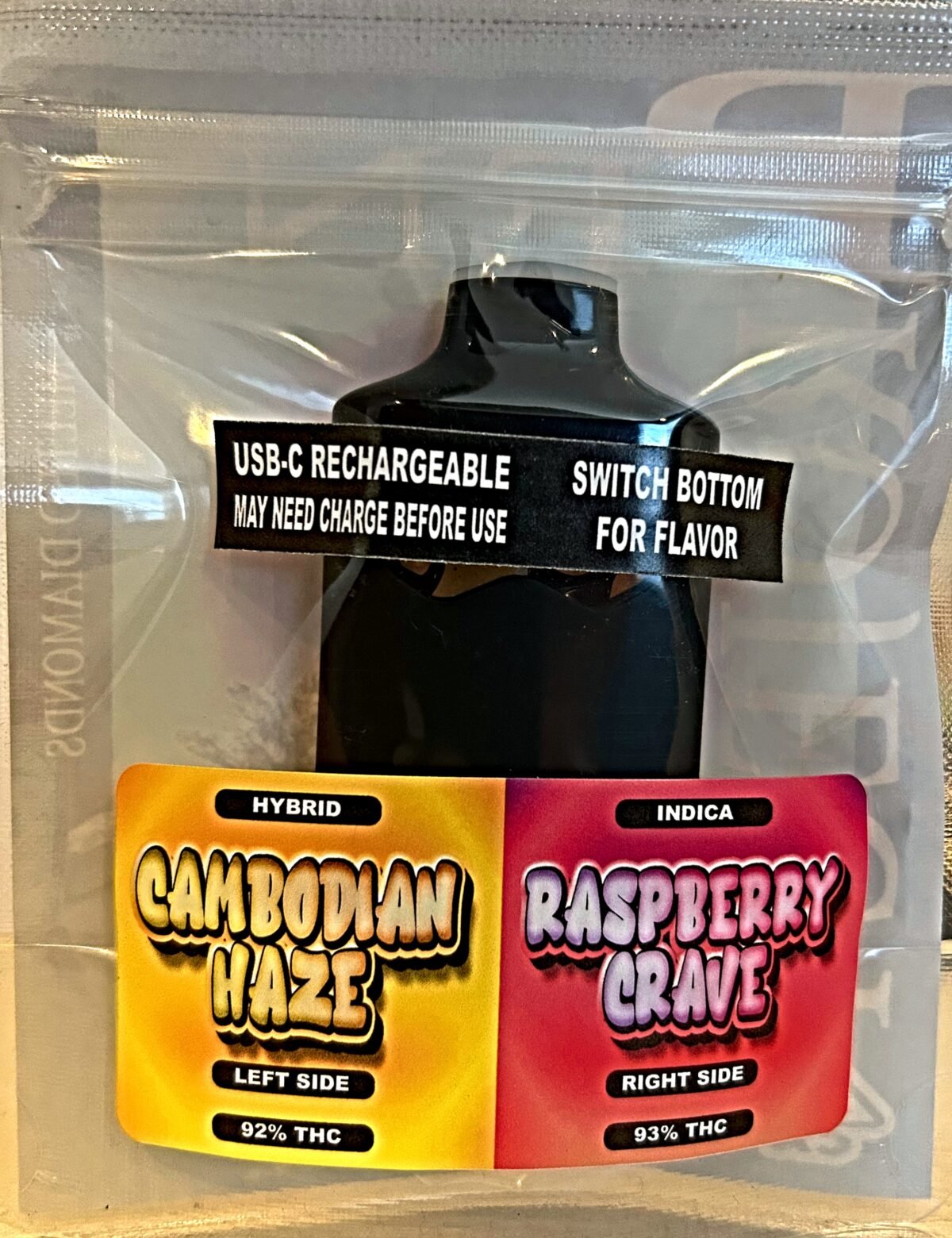 CAMBODIAN HAZE HYBRID _ RASPBERRY CRAVE INDICA – SWITCH 2G POD by PROJECT PEN