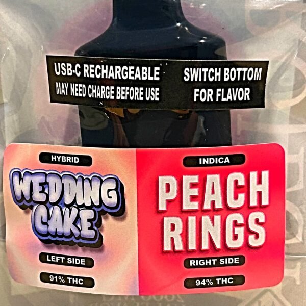 WEDDING CAKE HYBRID / PEACH RINGS INDICA - SWITCH 2G POD by PROJECT PEN