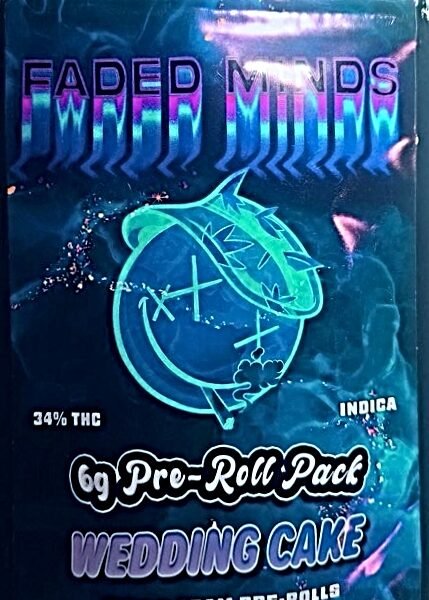 WEDDING CAKE PREROLL PAK 34% 1.2G EACH $19.98