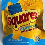 BERRY BLUE GUMMY SQUARES 100MG $8.98
