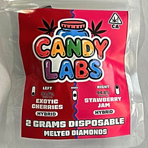 Exotic cherries, hybrid, and strawberry jam hybrid 2G disposable pod
