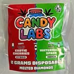 Exotic cherries, hybrid, and watermelon splash Indica 2G disposable pod