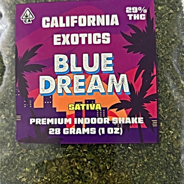 BLUE DREAM SATIVA 28%THC GROUND FLOWER (shake) 28G $39.98