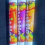 Skittlez Diamond infused kief Covered Preroll