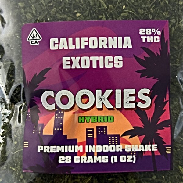 COOKIES  HYBRID 28%THC GROUND FLOWER (shake) 28G $39.98