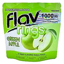 Flav Sour Apple Rings – 1000 mg