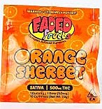 Orange Sherbet GUMMIY SQUARES SATIVA 1000mg - Faded Fruits