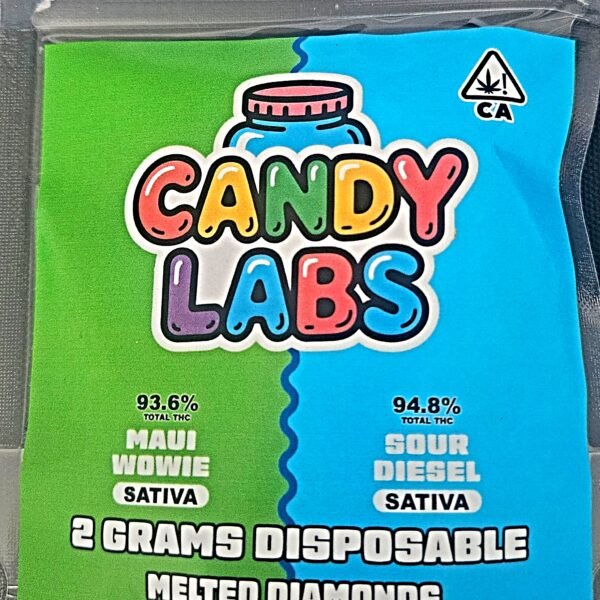 2 STRAINS / 2G SWITCH MELTED DIAMONDS VAPE POD MAUI WOWIE (S) &  SOUR DIESEL (S) $34.98