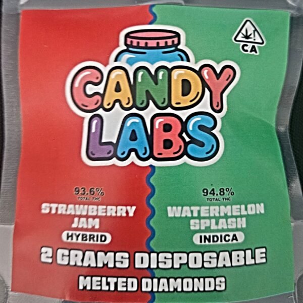 2 STRAINS / 2G SWITCH MELTED DIAMONDS VAPE POD STRAWBERRY JAM (H) & WATERMELON SPLASH (I) $34.98