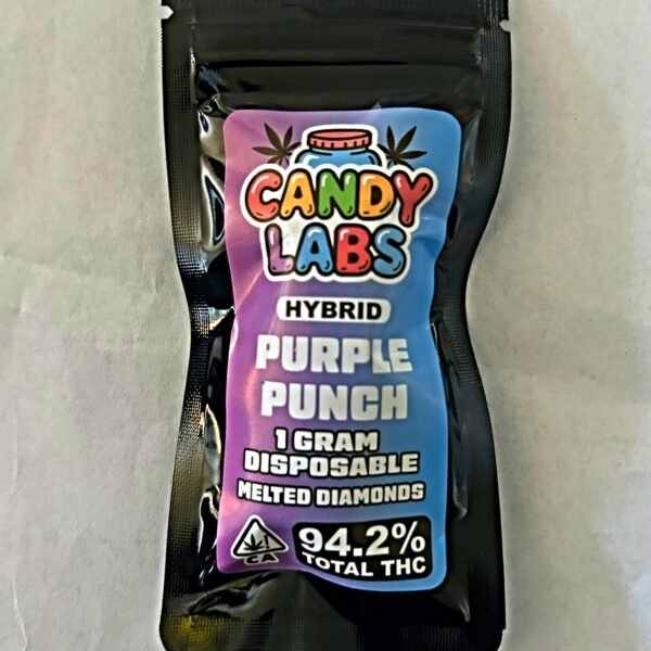 PURPLE PUNCH HYBRID 1G DISDOSABLE VAPE 94.2% THC  $19.98